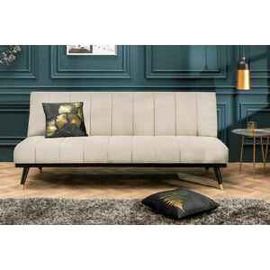 Design ágyazható kanapé Halle 180 cm pezsgő bársony kép
