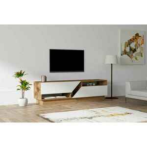 Design TV asztal Basye 160 cm fehér dió kép