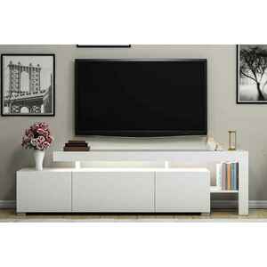 Design TV asztal Calissa 192 cm fehér kép