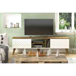 Design TV asztal Gallio 180 cm fehér dió kép
