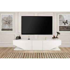 Design TV asztal Layla 180 cm fehér kép