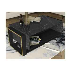 Design dohányzóasztal Olivera 106, 4 cm fekete kép