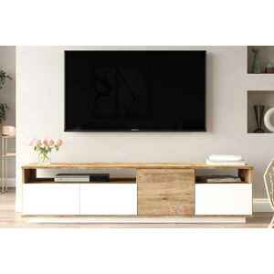 Design TV asztal Belisario II 180 cm fehér kép