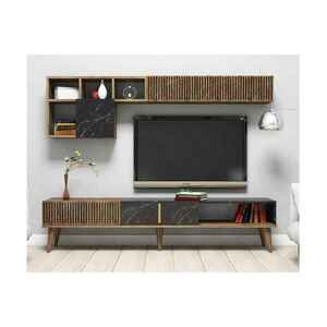 Design TV szekrény szett Cadelaria fekete dió kép
