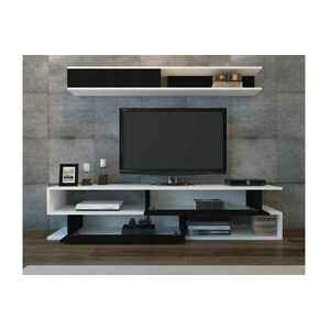Design TV szekrény szett Brielle fehér / fekete kép