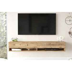Design falra szerelhető TV asztal Idonia 180 cm fenyő kép
