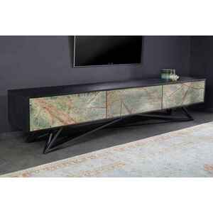 Design TV asztal Quillon 200 cm természetes kőből kép