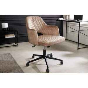 Design irodai szék Laney szürke-bézs bársony kép