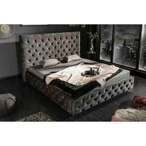 Design ágy Laney II 160 x 200 cm szürke bársony kép