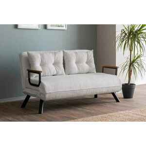 Design összecsukható kanapé Hilarius II 133 cm krém kép
