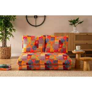 Design összecsukható kanapé Wandella 120 cm sokszínű kép