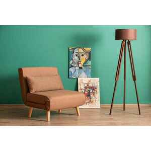 Design összecsukható fotel Felicitas barna kép