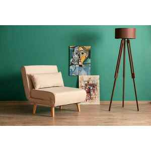 Design összecsukható fotel Felicitas krém kép
