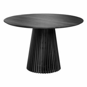 Fekete mindifa kerek étkezőasztal ø 120 cm Jeanette – Kave Home kép