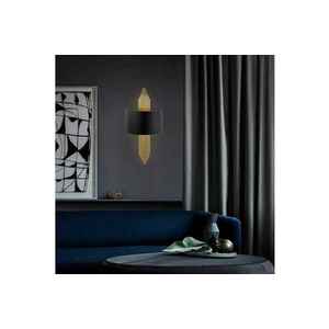 Design fali lámpa Daishiro fekete / arany kép