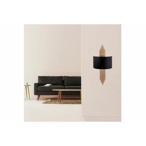Design fali lámpa Daishiro fekete / réz kép