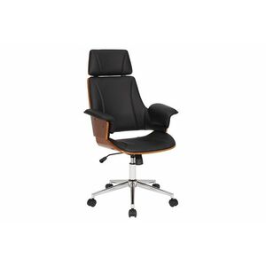 Design irodai szék Uriela dió / fekete kép