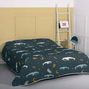 Sötétszürke steppelt ágytakaró 270x260 cm Oniric – Aware kép