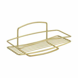 Aranyszínű acél fürdőszobai polc Onda – Metaltex kép