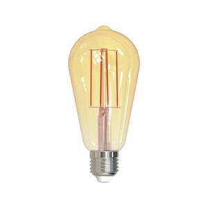 E27 7W rusztikus LED lámpa arany kép