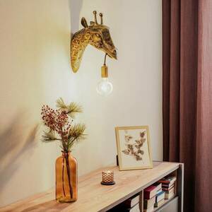 Lindby Nirvathia fali világítás zsiráf fém kép