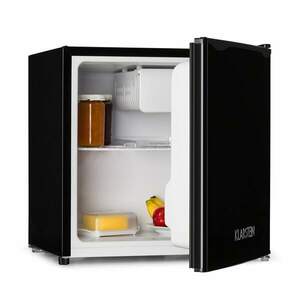 Klarstein, hűtőszekrény fagyasztóval, 46 liter, E energiahatékonysági osztály, fekete kép
