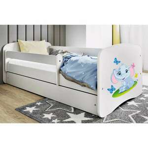 Kocot Kids Babydreams Ifjúsági ágy ágyneműtartóval - Elefánt - Tö... kép