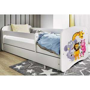 Kocot Kids Babydreams Ifjúsági ágy ágyneműtartóval - Állatok - Tö... kép