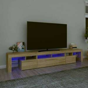 vidaXL sonoma-tölgy színű TV-szekrény LED-lámpákkal 230x36, 5x40 cm kép