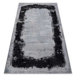 CORE szőnyeg A004 árnyékolt - Structural, két szintű, fekete / szürke 120x170 cm kép