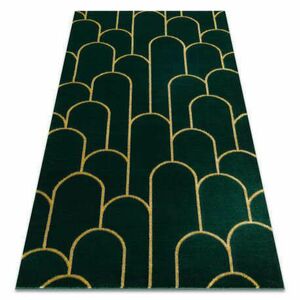 EMERALD szőnyeg 1021 glamour, elegáns art deco, üveg zöld / arany 160x220 cm kép
