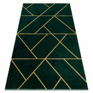 EMERALD szőnyeg 1012 glamour, elegáns geometriai, márvány üveg zöld / arany 160x220 cm kép