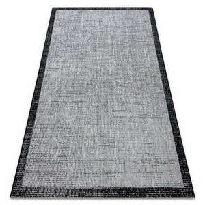 Fonott sizal floorlux szőnyeg 20401 ezüst / fekete 160x230 cm kép