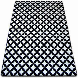 Sketch szőnyeg - F757 krém/fekete- Gyémánt 160x220 cm kép
