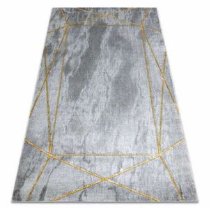 EMERALD szőnyeg 1022 glamour, elegáns geometriai, márvány szürke / arany 160x220 cm kép