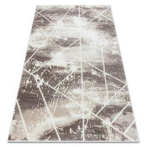 CORE szőnyeg 1818 Geometriai - Structural, két szintű, elefántcsont / fehér 160x220 cm kép