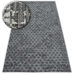 Fonott sizal szőnyeg LOFT 21145 boho elefántcsont/ezüst/szürke 160x230 cm kép