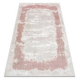 CORE szőnyeg A004 árnyékolt - Structural, két szintű, bézs / rózsaszín 160x220 cm kép