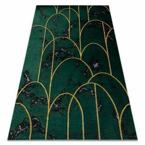 EMERALD szőnyeg 1016 glamour, elegáns art deco, márvány üveg zöld / arany 160x220 cm kép