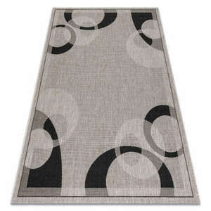 Fonott sizal floorlux szőnyeg 20078 ezüst / fekete 160x230 cm kép