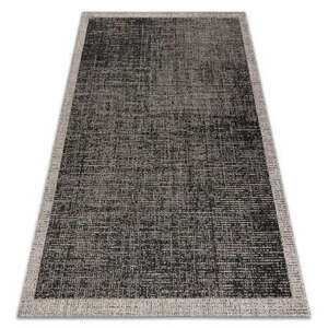Fonott sizal floorlux szőnyeg 20401 fekete / ezüst 160x230 cm kép