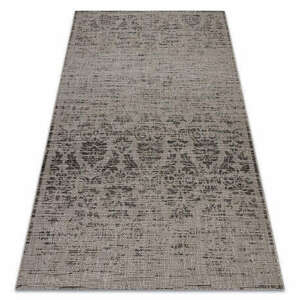 Fonott sizal floorlux szőnyeg 20211 ezüst / FEKETE 160x230 cm kép