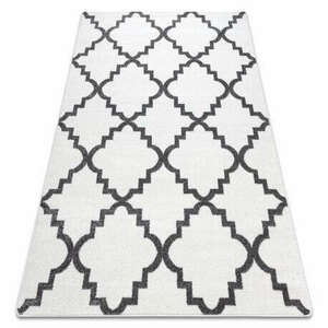 Sketch szőnyeg - F343 krém / szürke Lóhere Marokkói Trellis 160x220 cm kép