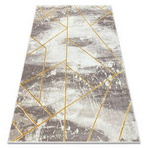 CORE szőnyeg 1818 Geometriai - Structural, két szintű, elefántcsont / arany 160x220 cm kép