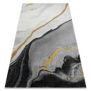 EMERALD szőnyeg 1017 glamour, elegáns márvány fekete / arany 160x220 cm kép