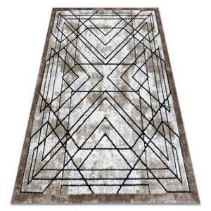 Modern COZY szőnyeg Tico, Geometriai - barna 120x170 cm kép