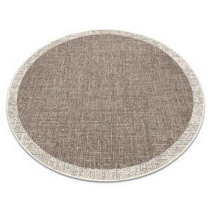 Fonott sizal floorlux szőnyeg kör 20401 tópszín / pezsgő kör 160 cm kép