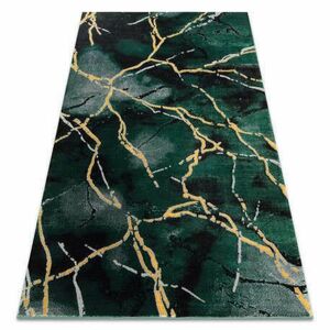 EMERALD szőnyeg 1018 glamour, elegáns márvány üveg zöld / arany 140x190 cm kép