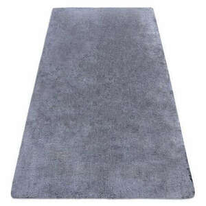 Modern, mosható szőnyeg LAPIN shaggy, csúszásgátló fekete / elefá... kép
