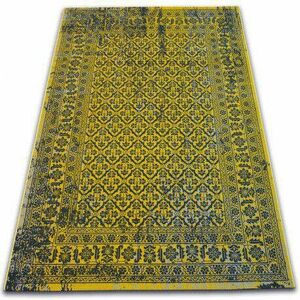 Vintage szőnyeg Virágok 22209/025 sárga 200x290 cm kép